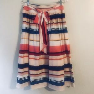berber stripe midi skirt - kate spade - size 6